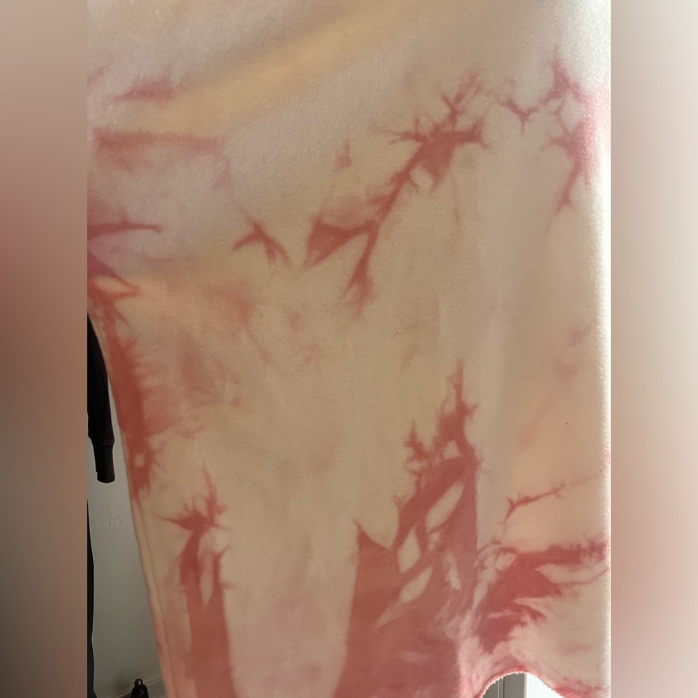 Pink Tie-Dye Women's oversized sweatshirt medium - Picture 2 of 7